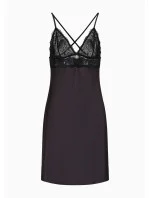 Dámská noční košilka  00020 černá  model 19015172 - Emporio Armani