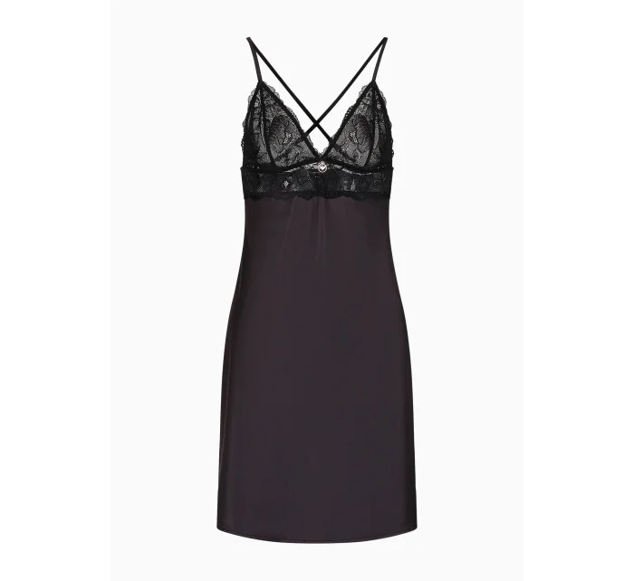 Dámská noční košilka  00020 černá  model 19015172 - Emporio Armani