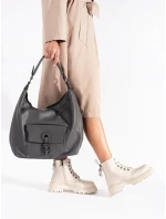 Pohodlné dámske členkové topánky hnedá platforma Pohodlné dámske členkové topánky hnedá platforma