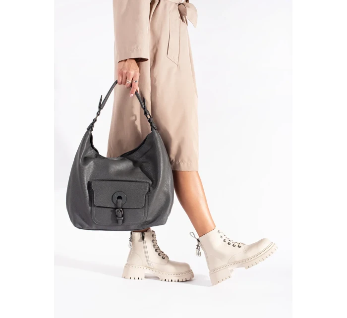 Pohodlné dámske členkové topánky hnedá platforma Pohodlné dámske členkové topánky hnedá platforma