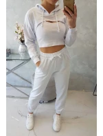 Bavlněná 3dílná souprava bílá Bavlněná 3dílná souprava bílá