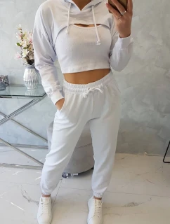 Bavlněná 3dílná souprava bílá