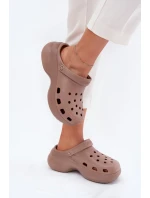 Dámské Pěnové Sandály Na Masivní Podešvi Big Star model 21703070 Tmavě béžové - Big Star Shoes