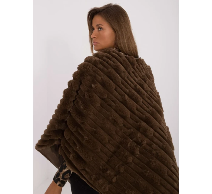 Pončo AT PN 2347.88 tmavohnedé