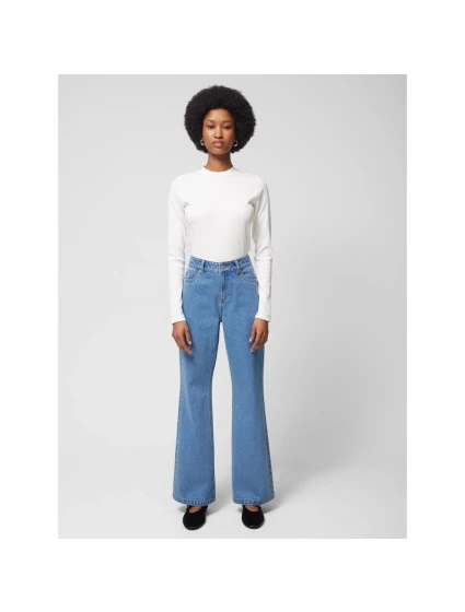 Dámske rozšírené džínsy Outhorn OTHWSS24TTROF726-33S