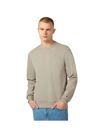 Pánská mikina Crewneck Sweatshirt beige  pánské model 22119660 - CHAMPION
