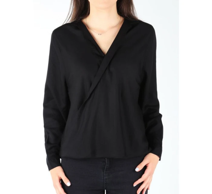 Wrangler L/S Zavinovacie tričko čierne W W5180BD01