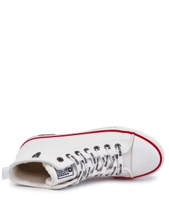 Pánské vysoké zateplené tenisky Big Star model 21600221 Bílé - Big Star Shoes