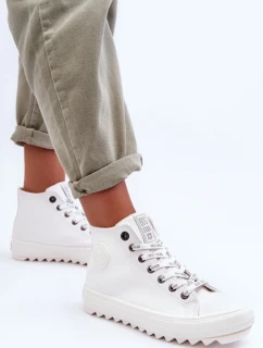 Dámské Tenisky Big Star Vysoké Zateplené Bílé model 21629953 - Big Star Shoes