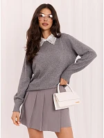 Sweter IR SW szary model 22400816 - FPrice Sweter IR SW szary model 22400816 - FPrice