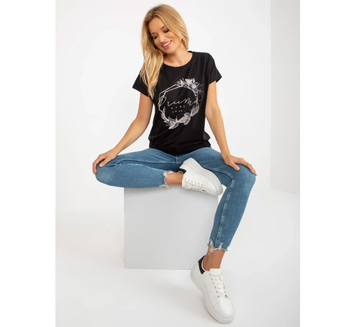 Bluzka RV BZ model 21153740 czarny - FPrice Bluzka RV BZ model 21153740 czarny - FPrice