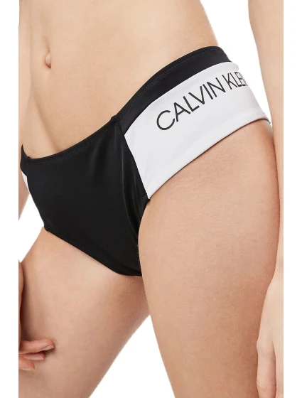 Spodní díl plavek model 8030471 černobílá - Calvin Klein