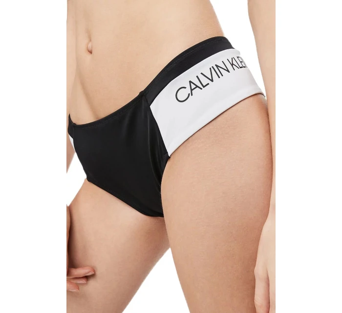 Spodní díl plavek model 8030471 černobílá - Calvin Klein