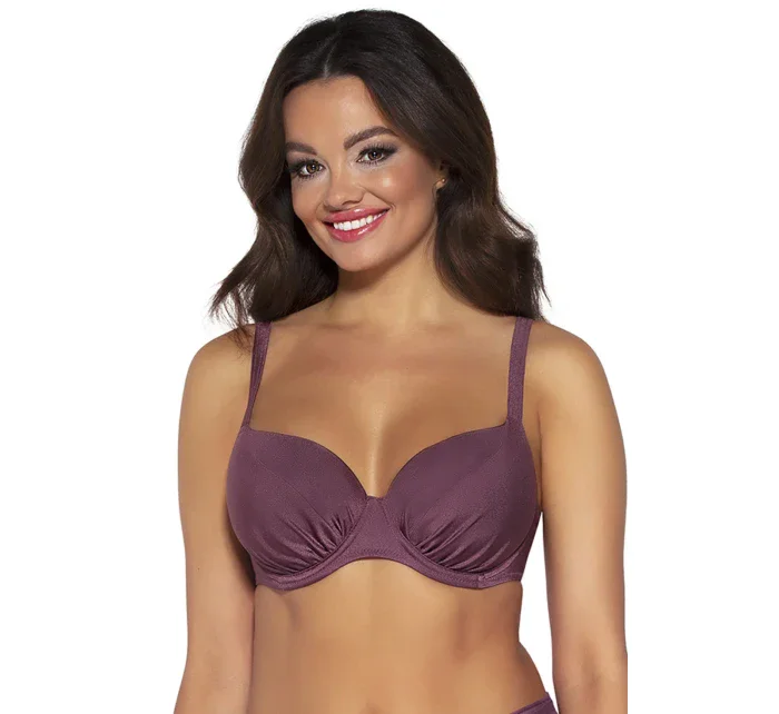 Dámsky vrchný diel plaviek SK-168/1 MAXI čokoládový - Ava