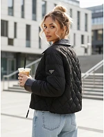 Dámska prechodná bunda TY5622 čierna – FashionStreet Dámska prechodná bunda TY5622 čierna – FashionStreet