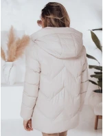 Dámska zimná bunda SALVONA light beige quilted FashionStreet TY5004
