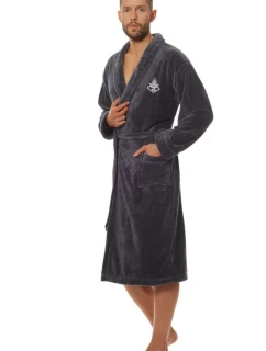 Pánsky župan 2114 Marine graphite - L&L