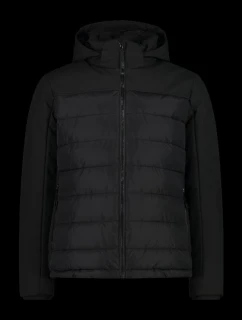 pánská zimní bunda s kapucí sportovní zateplená černá model 21350612 pánské - CMP