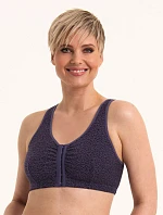 Hazel Chirurgická podprsenka Predné zapínanie 5765X oceľovo šedá - Anita Care