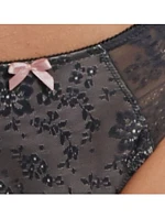 Tanga Fleur 1354 antracitová – RosaFaia