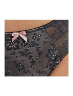 Tanga Fleur 1354 antracitová – RosaFaia
