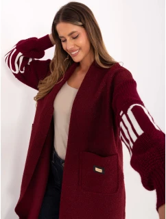 Cardigan IT SW 80678.84 bordó