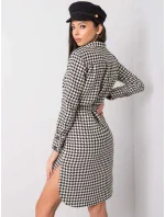 Šaty LK SK 508385 1.94 čiernobielych