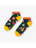 Krátke asymetrické pánske ponožky 035