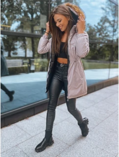 Dámská zimní bunda parka růžová Dstreet model 21964932 - FashionStreet