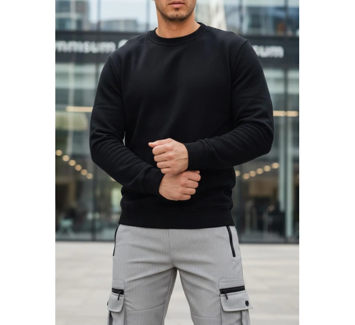 Pánská základní černá mikina Dstreet model 21985931 - FashionStreet