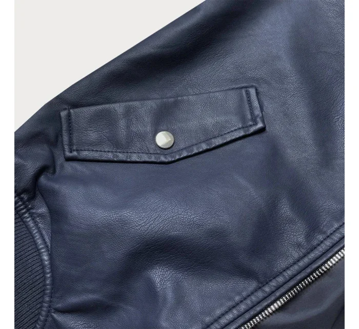 Tmavě modrá bunda typu model 5844480 - L. Style Tmavě modrá bunda typu model 5844480 - L. Style