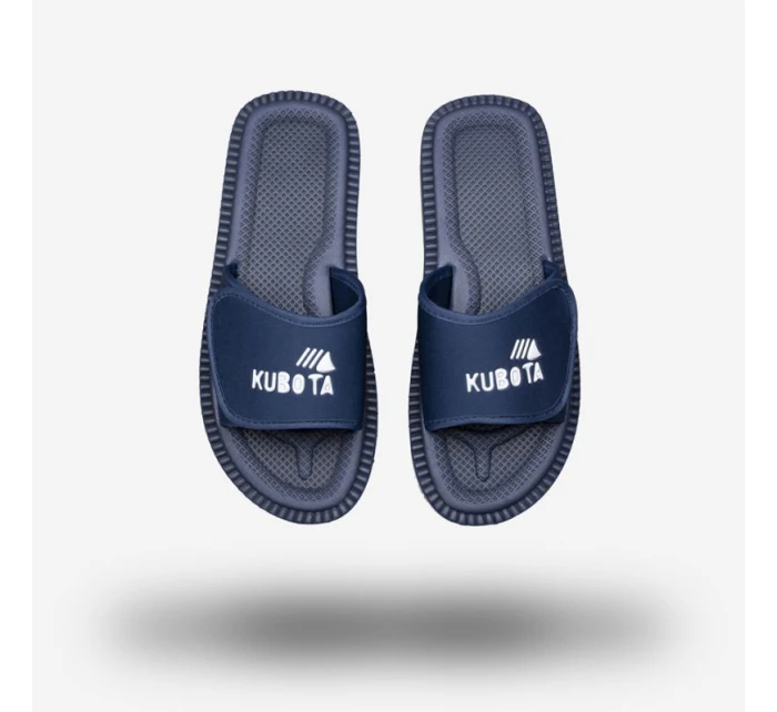 Sportovní žabky na suchý zip navy blue Kubota