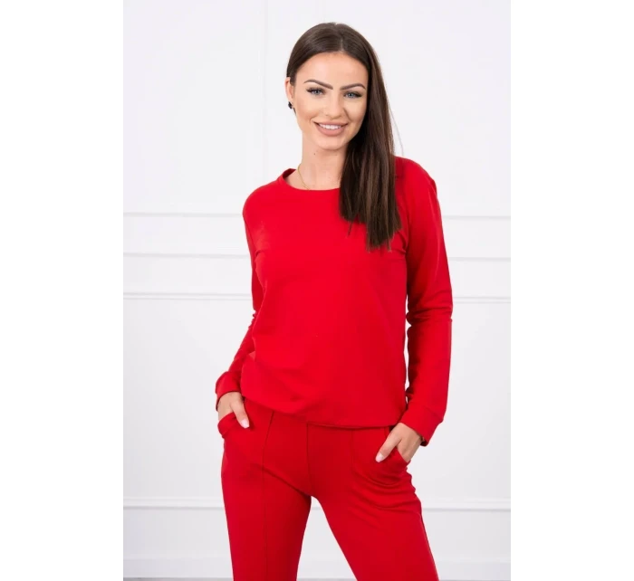 Červená tepláková súprava