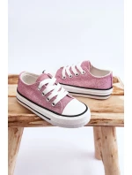 Dětské tenisky vázané Špinavě růžová model 21621575 - Boto Dětské tenisky vázané Špinavě růžová model 21621575 - Boto