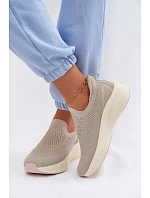 Dámské nazouvací tenisky  Béžové model 22133438 - Kobbo
