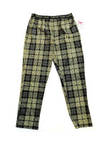 Pánske nohavice na spanie NM1869E 1YS zeleno-čierne - Calvin Klein