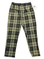 Pánske nohavice na spanie NM1869E 1YS zeleno-čierne - Calvin Klein