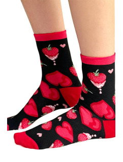 Dámske valentínske ponožky 136