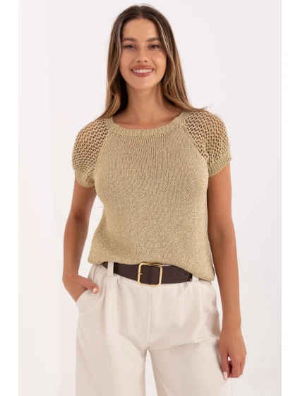 Sveter s krátkym rukávom model 215793 Taliansko Moda