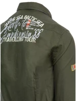 Pánská khaki košile Dstreet model 21966550 - FashionStreet