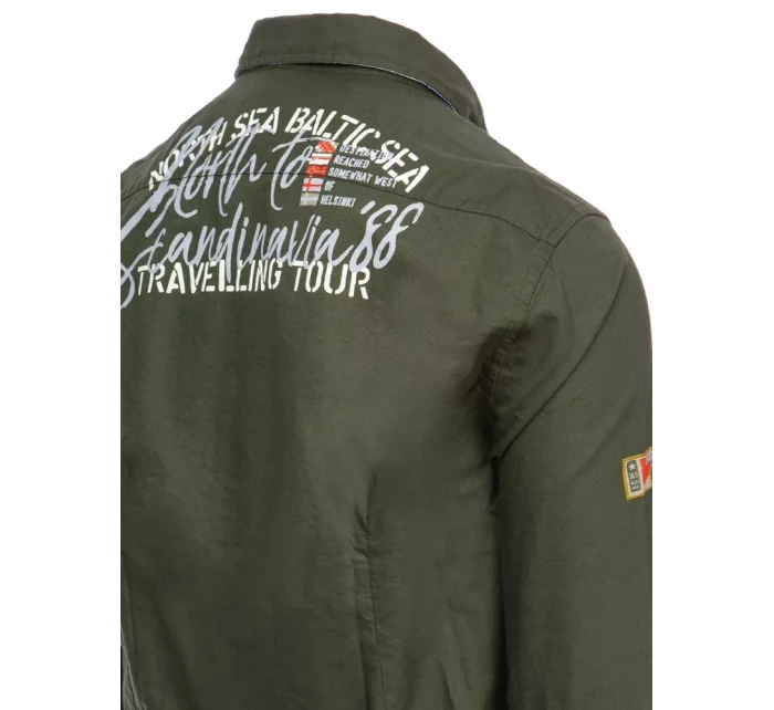 Pánská khaki košile Dstreet model 21966550 - FashionStreet