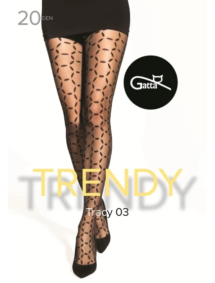 Punčocháče Trendy Tracy model 21959605 20 den 5XL - Gatta Punčocháče Trendy Tracy model 21959605 20 den 5XL - Gatta