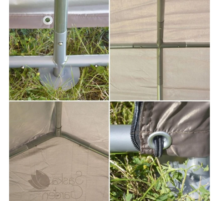 ZÁHRADNÁ GARÁŽ PIVILON 1,57x2,19x1,7M SASKA GARDEN GREY