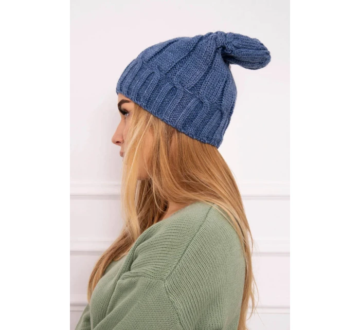 Fleecová čiapka Iwona K221 denim