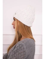 Fleecová čepice Roma model 18750243 bílá - K-Fashion