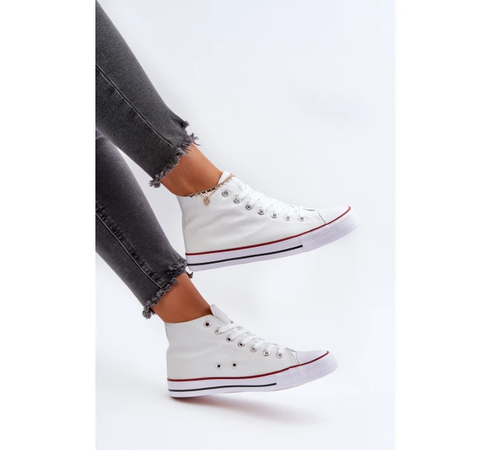 Trampki Damskie Białe Socerio Trampki Damskie Białe Socerio