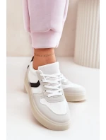 Nízké Dámské Tenisky Na Platformě Bílé model 21689152 - EVENTO Nízké Dámské Tenisky Na Platformě Bílé model 21689152 - EVENTO