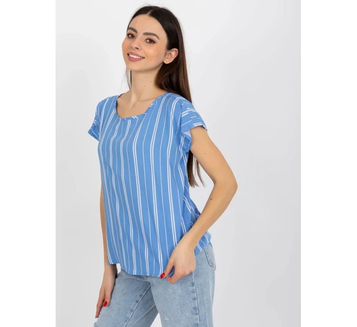 Dámska blúzka D73771R10978Q modrá - FPrice