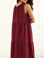 Sukienka IT SK model 22264227 bordowy - FPrice