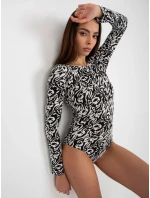 Dámske body LK BO 509199 1.42P biela a čierna - FPrice